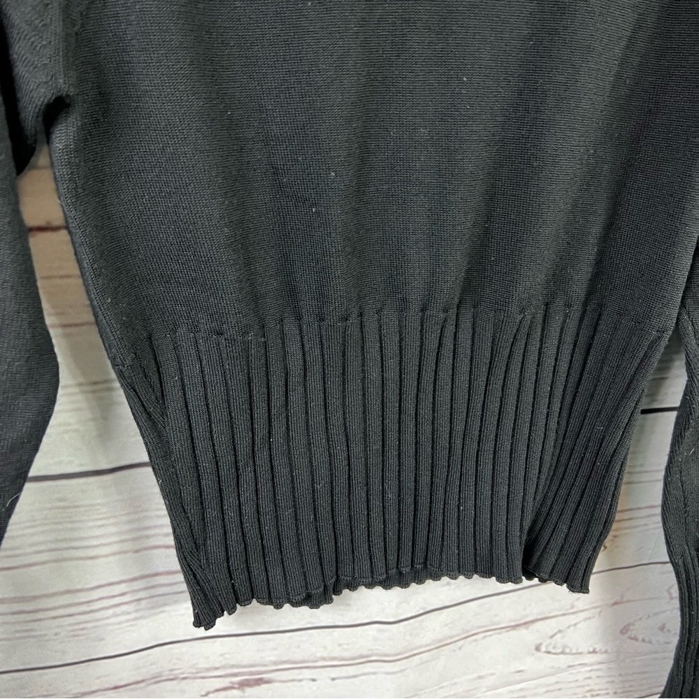 CATHRINE Hammel classic knit long sleeve merino wool sweater Sz M - Picture 2 of 6